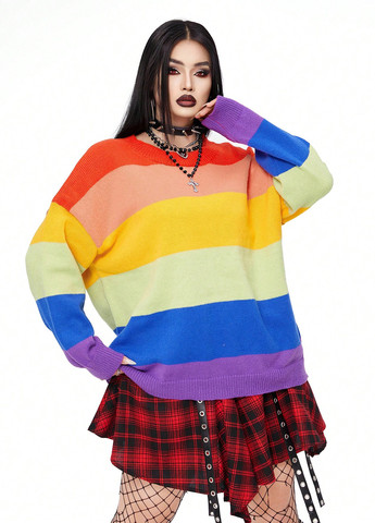 Комбінований демісезонний джемпер джемпер SHEIN