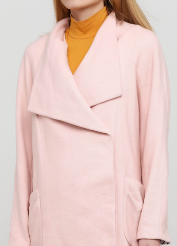 Пудровое демисезонное Пальто двубортное Only