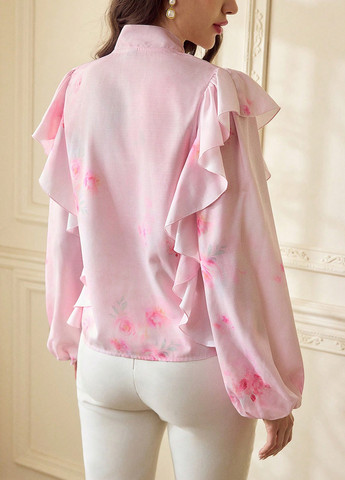 Блідо-рожева блуза SHEIN