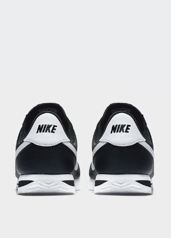 Черные всесезонные кроссовки Nike Cortez Basic Leather