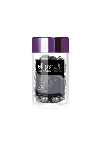 Витамины-масло для волос Шелковая ночь с Про-Кератиновым Комплексом 50 шт Ellips (254953359)