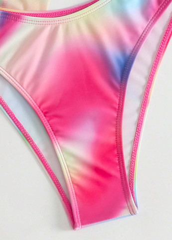 Комбінований літній купальник (ліф, трусики, парео) роздільний SHEIN