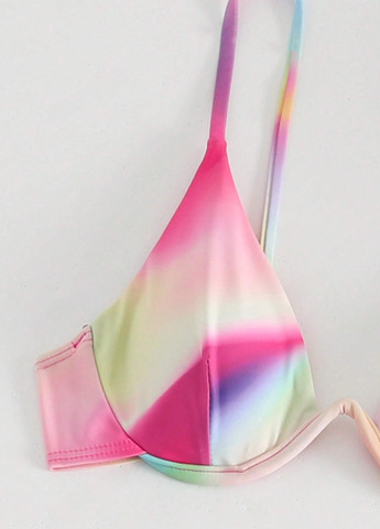 Комбінований літній купальник (ліф, трусики, парео) роздільний SHEIN