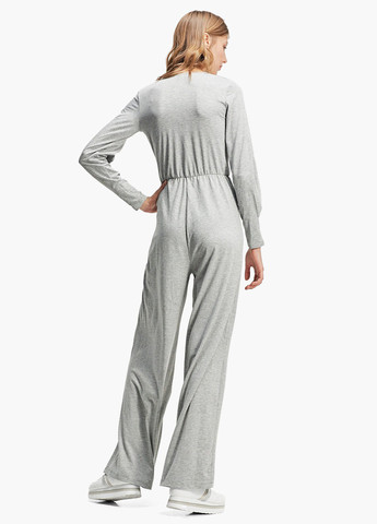 Комбінезон Stradivarius комбінезон-брюки меланж сірий кежуал поліестер