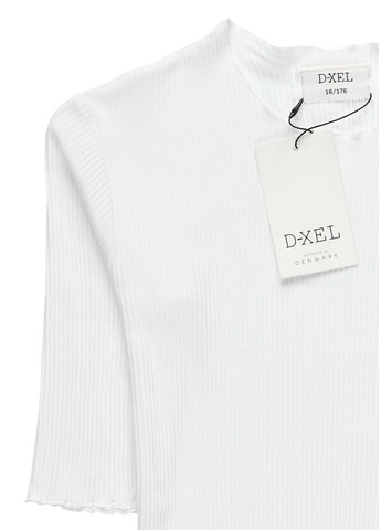 Белая летняя футболка D-Xel