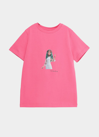 Розовая летняя футболка INTERTOP