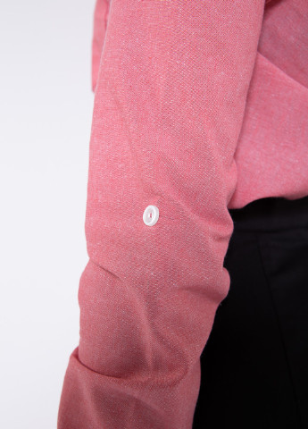 Розовая кэжуал рубашка однотонная Kamomile
