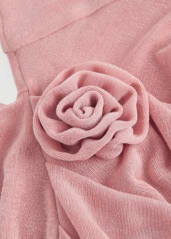 Світло-рожева кежуал сукня силуетна SHEIN однотонна