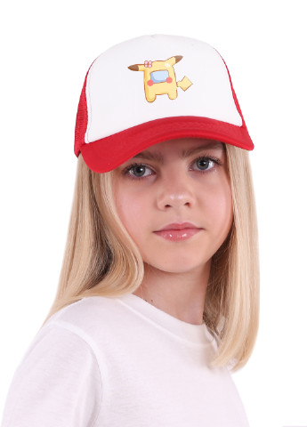 Кепка Тракер дитяча Амонг Ас Покемон Пікачу (Among Us Pokemon Pikachu) (33404-2419) MobiPrint (220824454)
