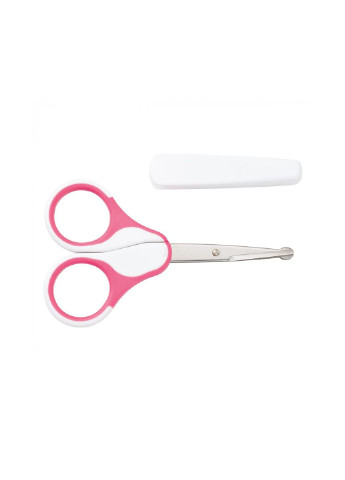 Дитячий манікюрний набір ножиці безпечні з ковпачком рожеві (3965212) Baby-Nova (254066291)