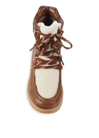 Осенние ботинки Tommy Hilfiger с логотипом из искусственной кожи, из искусственного меха