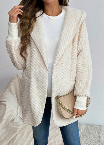 Молочна демісезонна куртка для вагітних SHEIN