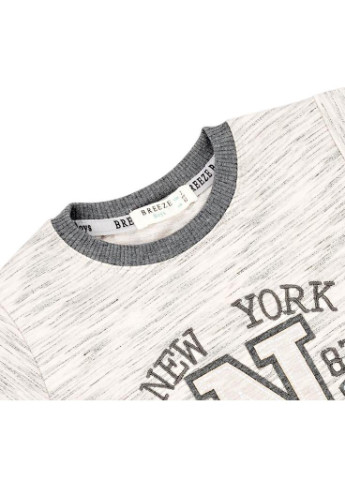 Сірий демісезонний костюм десткий "new york" (11654-116b-gray) Breeze