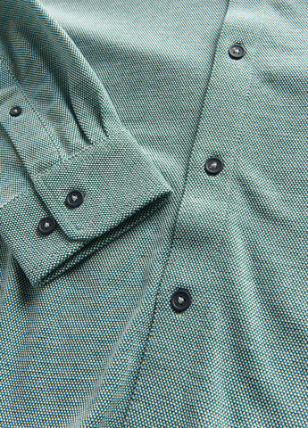 Светло-зеленая кэжуал рубашка меланж Reserved