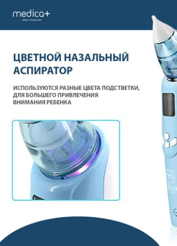 Назальный аспиратор (соплеотсос) Medica+ Medica+ Nose Cleaner 7.0 (252552453)