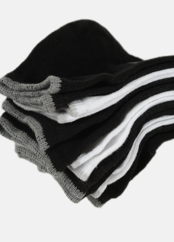 Чёрно-белых набор носки bio cotton (7 пар) C&A однотонные (247265379)