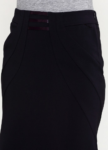 Фиолетовая офисная однотонная юбка Sassofono карандаш