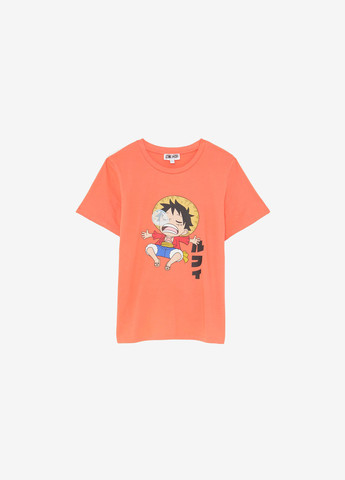 Оранжевый демисезонный комплект (футболка, брюки) Jennyfer