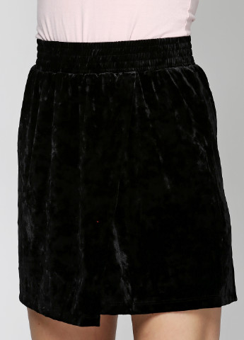 Черная кэжуал однотонная юбка Monki мини