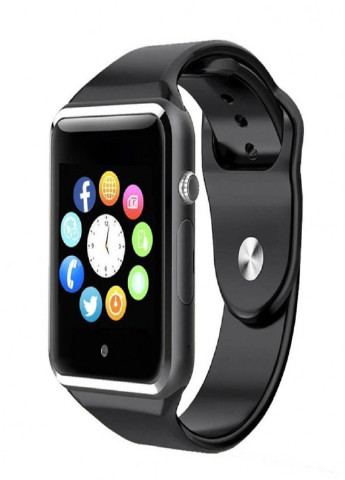 Смарт-часы Smart Watch A1 умные электронные со слотом под sim-карту Черные VTech (252825101)