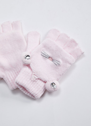 Перчатки DeFacto светло-розовые кэжуалы полиэстер