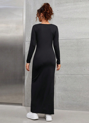 Чорна сукня SHEIN (342081440)