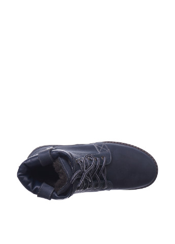 Темно-синие зимние ботинки Injers