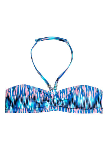 Синий летний купальник (топ, трусики) H&M