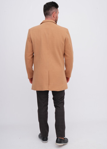 Бежеве демісезонне Пальто однобортне K.O.R