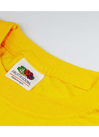 Желтая футболка Fruit of the Loom