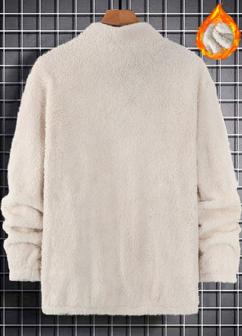 Светло-бежевая зимняя куртка SHEIN