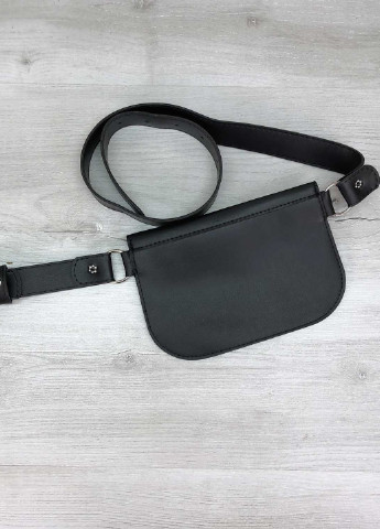 Сумка женская на пояс (бананка) клатч экокожа (wel-99404) Черная WeLassie (253982727)