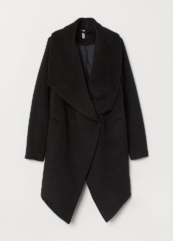 Черное демисезонное Пальто H&M