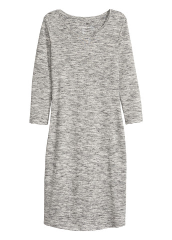 Светло-серое кэжуал платье H&M
