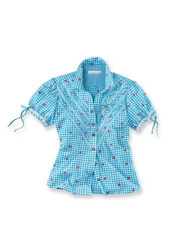 Блакитна літня блуза Stockerpoint