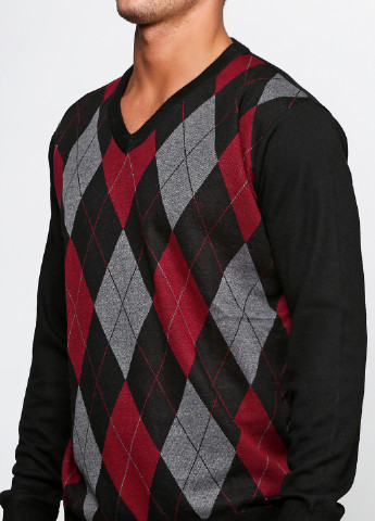 Темно-красный демисезонный пуловер пуловер Pierre Cardin