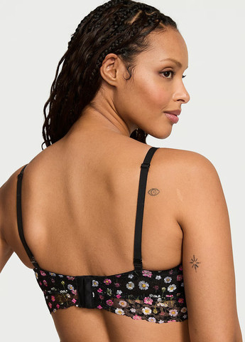 Чорний бралетт бюстгальтер Victoria's Secret без кісточок поліамід, мереживо