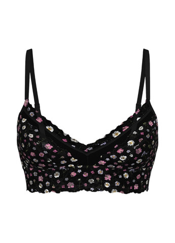 Чорний бралетт бюстгальтер Victoria's Secret без кісточок поліамід, мереживо