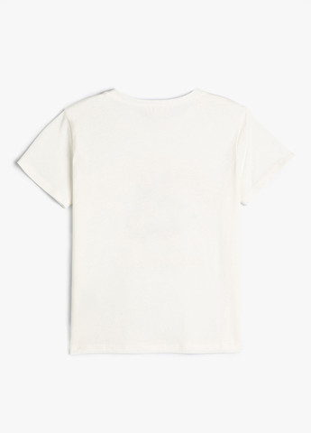 Біла літня футболка KOTON