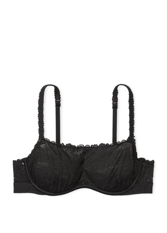 Черный демисезонный комплект ( бюстгальтер, трусики) Victoria's Secret