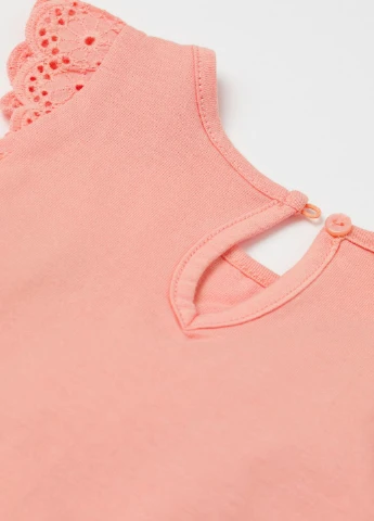 Персиковый комплект (майка, повязка) H&M