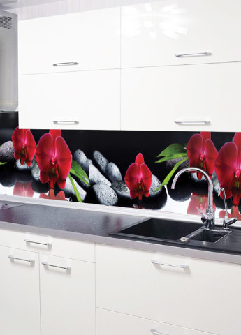 Кухонний фартух Алая Орхідея, 600х2500 мм Zatarga (142262011)
