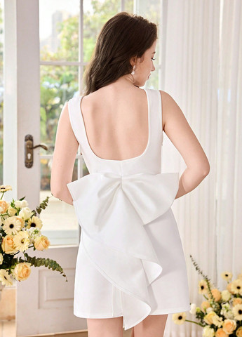 Біла сукня SHEIN (367748166)