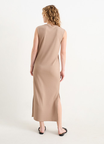 Бежева кежуал сукня сукня-майка C&A однотонна