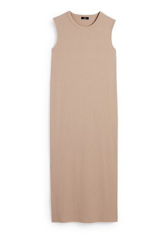 Бежева кежуал сукня сукня-майка C&A однотонна