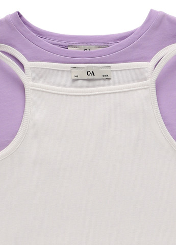 Комбинированный летний комплект (топ, майка) C&A