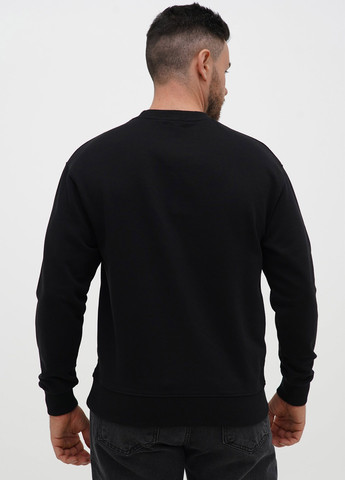 Чорний світшот Trend Collection однотонний без декору (303023692)