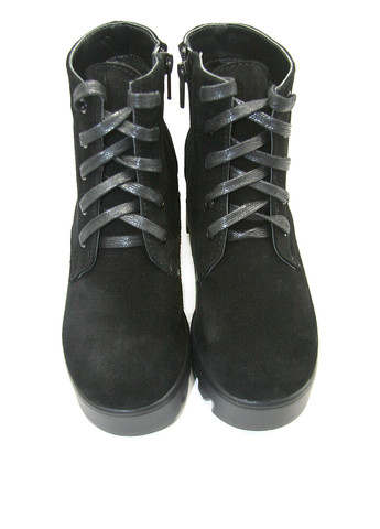 Осенние ботинки Mila на тракторной подошве, со шнуровкой из натуральной замши