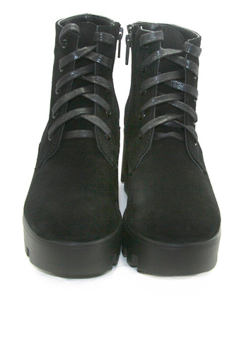 Осенние ботинки Mila на тракторной подошве, со шнуровкой из натуральной замши