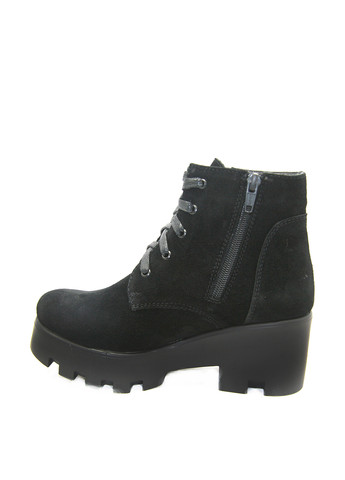 Осенние ботинки Mila на тракторной подошве, со шнуровкой из натуральной замши